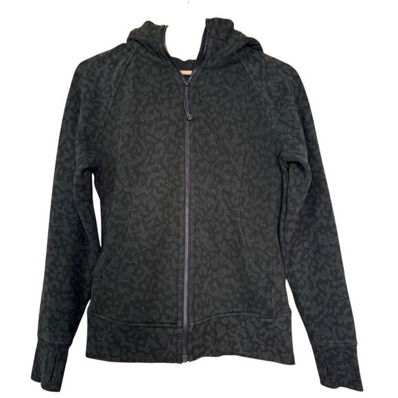 Lululemon Scuba Hoodie Light Cotton Fleece Formation Camo Evergreen Multi - Picture 1 of 15